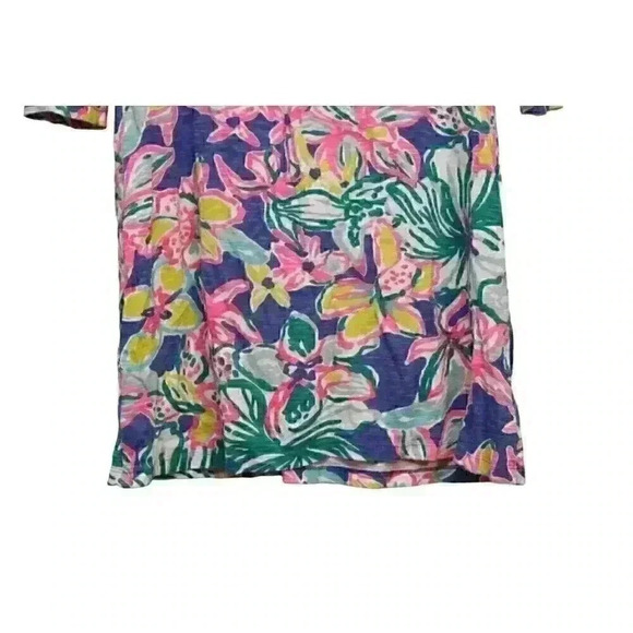 Lilly Pulitzer Dress Size XS Multicolor Floral Amberly Swing Iris Blue Casa Azul - Picture 11 of 11